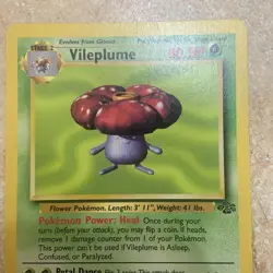 Vileplume 31/64 - Jungle Non Holo - Pokemon Card TCG - Unlimited Rare Card - LP - Image 2