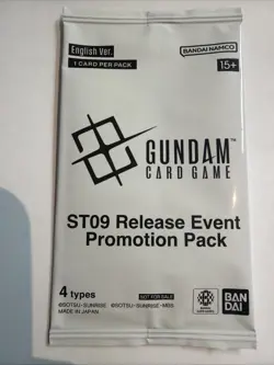 [ENGLISH] Gundam Card Game ST09 Release Event Promotion Pack *SEALED* - Image 1