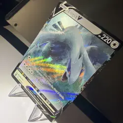 Pokemon Lugia v TCG 138/195 Sword & Shield Silver Tempest Holo Card - NM! - Image 3