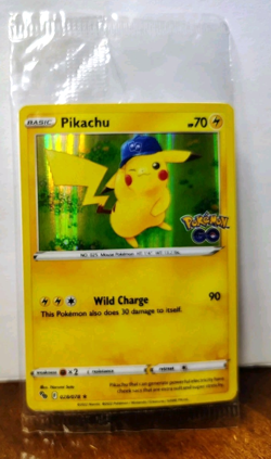 POKEMON PIKACHU 028/078 HOLO RARE POKEMON GO STORE PROMO CARD SEALED - Image 1