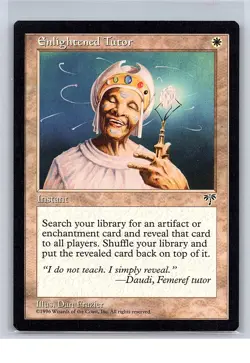 1996 Magic: The Gathering Mirage #NNO Enlightened Tutor - Image 1