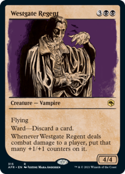 1x Westgate Regent - Showcase - Foil NM-Mint, English Adventures in the Forgotte - Image 1