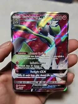 Pokemon Gardevoir GX 140/147 Full Art Holo Card Burning Shadows NM - Image 1