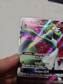 Pokemon Gardevoir GX 140/147 Full Art Holo Card Burning Shadows NM - Image 2