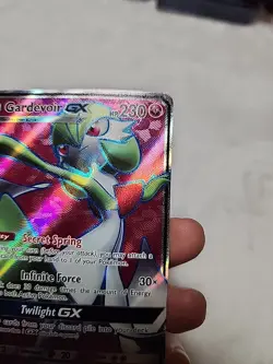 Pokemon Gardevoir GX 140/147 Full Art Holo Card Burning Shadows NM - Image 3