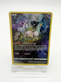 Pokemon Mew TCG Crown Zenith Holo Card Galarian Gallery GG10/GG70 - Image 1