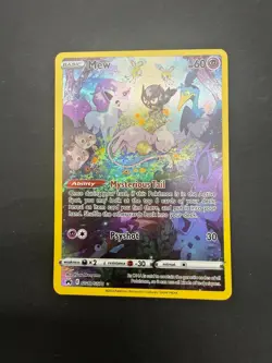 Pokemon Mew TCG Crown Zenith Holo Card Galarian Gallery GG10/GG70 - Image 3