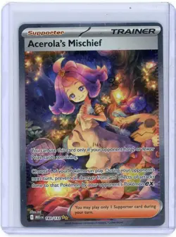 Pokemon Mega Evolutions Secret Illustration Rare Art 183/132 Acerola's Mischief - Image 1