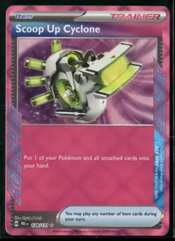 Pokemon Prismatic Evolutions 128/131 Ace Spec - Scoop Up Cyclone - Image 1