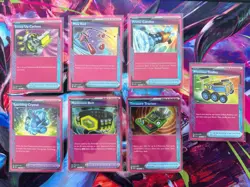 9x ACE Spec Pokemon TCG: Precious Trolley 185/191 Sv08, Max Rod, Prime Catcher - Image 1