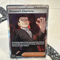 Pokemon - Giovanni's Charisma SR 197/165 - Scarlet & Violet 151 NM - Image 1