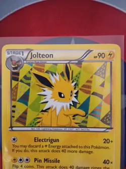 Pokemon Jolteon Black And White BW91 Black Star Promo Holo Rare - Image 3