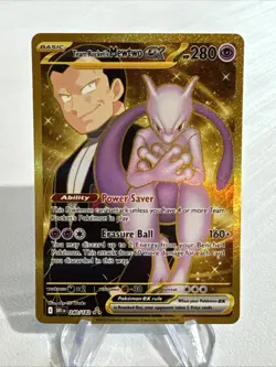 Pokemon Team Rocket's Mewtwo ex 240/182 Sv10: Destined Rivals Holo 280 HP - Image 1