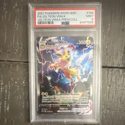 Pokemon Jolteon VMAX SWSH184 Promo Holo Black Star PSA 9 2021 Sword & Shield - Image 1