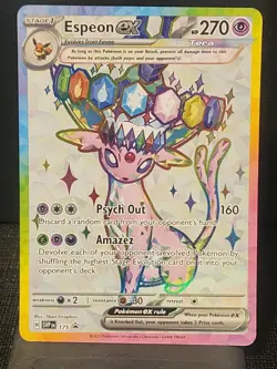 Pokemon Espeon ex SVP 175 - Scarlet Violet Promos - Black Star Promo - Holo E1 - Image 1