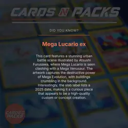 Carte Pokemon Mega Lucario ex 088/063 Japanese Holo Mega Brave PSA 10 GEM MINT - Image 4