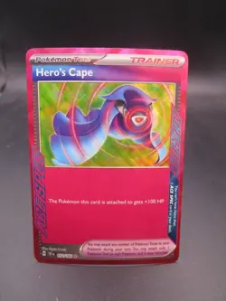 Pokemon TCG Hero's Cape 152/162 SV05: Temporal Forces Holo - Image 1