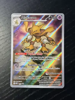 Alakazam 009 Pokemon Center Mega Evolution ETB Stamped Promo - Image 1