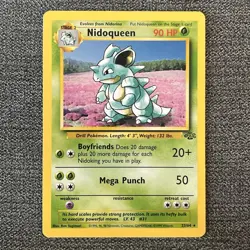 Nidoqueen 23/64 LP - Jungle Set Non-holo WOTC Vintage Pokemon TCG - Image 1