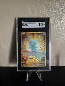 2021 Pokemon Celebrations Mew 025/025 Secret Rare Full Art Holo SGC 10 - Image 1