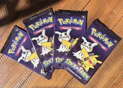 4 Packs Pokemon TCG Trick or Trade Booster Packs 2023 - Image 1