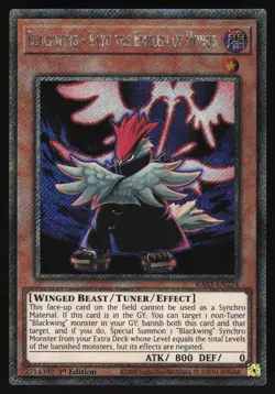 Blackwing - Vayu the Emblem of Honor - RA03-EN224 - Platinum Secret Rare Yugioh - Image 1