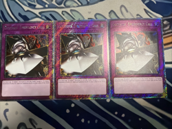 Yugioh Gottoms' Emergency Call Platinum Secret Rare RA04-EN138 x3 - Image 1