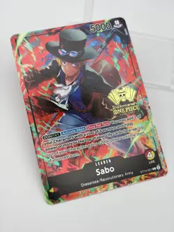 One Piece Sabo ST13-001 2nd Anniversary Tournament Winner Promo NM ENGLISH - Image 2