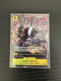 One Piece Gecko Moria Alt Art Super Rare SR - The Azure Sea’s OP14-104 ENGLISH - Image 1