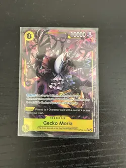One Piece Gecko Moria Alt Art Super Rare SR - The Azure Sea’s OP14-104 ENGLISH - Image 2