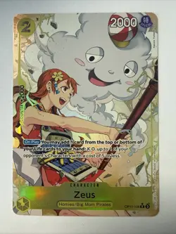 Namco Zeus Alternate Art OP11-106 Rare Foil 2000 ATK One Piece CCG - Image 1