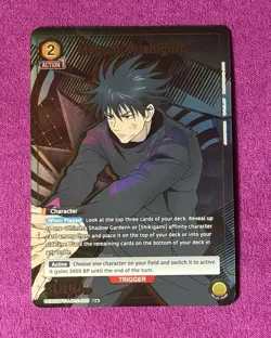 Union Arena Jujutsu Kaisen JJK Megumi Fushiguro UEX02BT/JJK-2-005 U* English - Image 3
