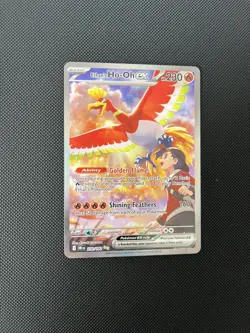 Pokemon TCG Ethans Ho-Oh EX Card Destined Rivals 230/182 - PACK FRESH - Image 1