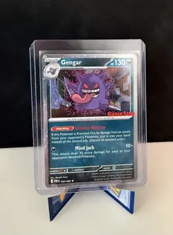Pokemon Gengar Promo Holo Card GameStop Exclusive SWIRL MINT CONDITION BRAND NEW - Image 1