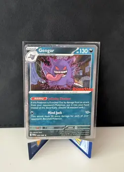 Pokemon Gengar Promo Holo Card GameStop Exclusive SWIRL MINT CONDITION BRAND NEW - Image 3