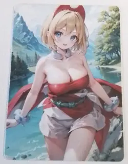 Irida Pokemon Lewd Anime Doujin Waifu Double Sided Card AGC CCG - Image 1