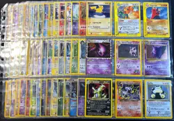 Lot of 135 ALL HOLO Vintage Pokemon Card Binder Collection - Image 1