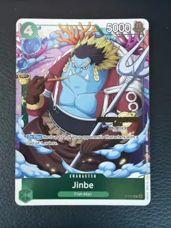 One Piece Card - Jinbe (P-063) 2024 Championship Stamp - Image 1
