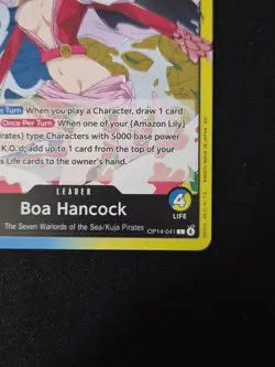 One Piece Boa Hancock OP14-041 Leader Card Nm. - Image 2