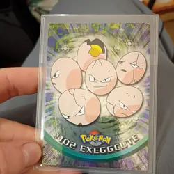 Pokemon #102 Exeggcute Card Topps Chrome 2000 TV Animation Edition - Image 1