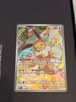 Eevee SVP 173 Prismatic Evolutions ETB Black Star Promo SV Holo IR Pokemon Card - Image 1