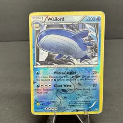 Wailord - 26/124 - Pokemon Dragons Exalted Reverse Holo Rare Card HP - Image 1