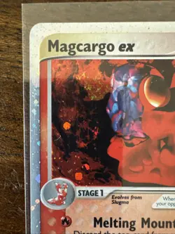 Pokemon TCG EX Dragon Magcargo EX Holo Rare Card 95/97 - Image 2