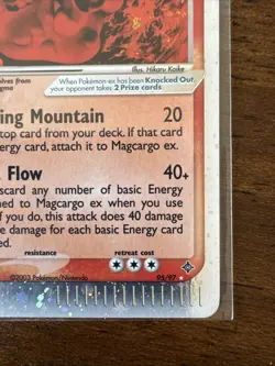 Pokemon TCG EX Dragon Magcargo EX Holo Rare Card 95/97 - Image 4