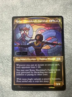 MTG Rona, Sheoldred's Faithful 155/500 (Serial Numbered) - Image 1