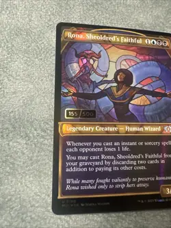 MTG Rona, Sheoldred's Faithful 155/500 (Serial Numbered) - Image 3