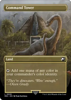 Command Tower // Command Tower (Borderless) [Jurassic World Collection] Near Min - Image 2