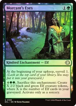 NM Foil Morcant's Eyes, MTG, Lorwyn Eclipsed, Magic the Gathering, 185 - Image 1