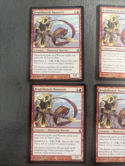 Brighthearth Banneret x4 Morningtide Ex Condition see pics front back - Image 2