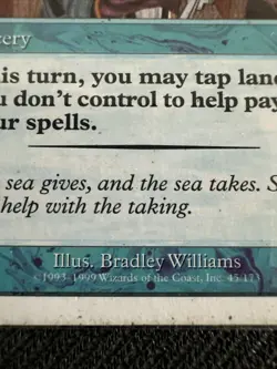 Magic The Gathering Piracy Starter 1999 Regular #45 MP Rare - Image 2